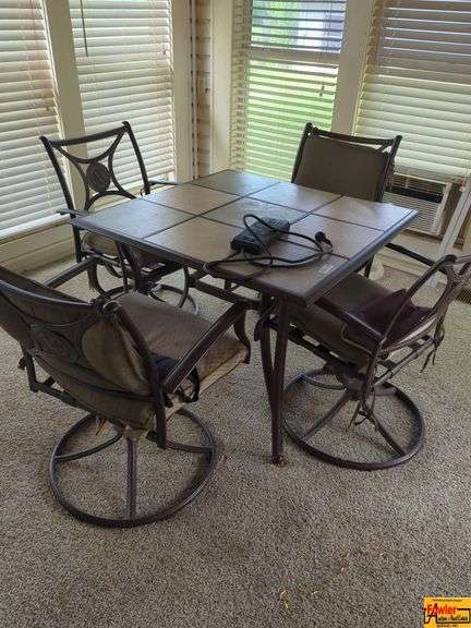 Patio Dining Table With (4) Chairs image