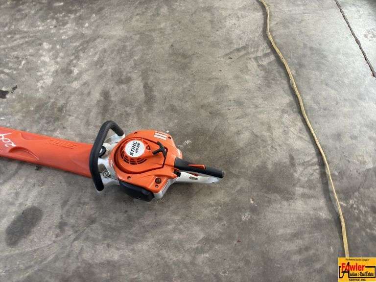 Stihl HS 56 Gas Hedge Trimmer; SSN 4242-011-2908-538371446.  See video.
