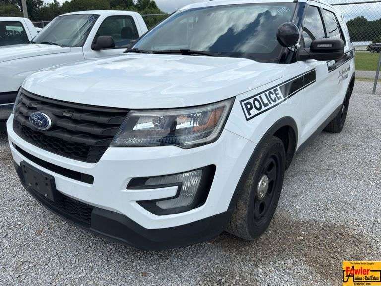 2018 Ford Explorer Police Interceptor; 128,604 Miles; VIN 1FM5K8AR4JGB20223 (021973).  IMPORTANT:  Only municipal purchasing agents may bid.  Please call our office at (256) 420-4454 to be approved.  See video.