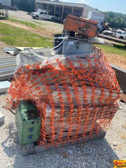Pallet of Electrical Boxes And Breakers image