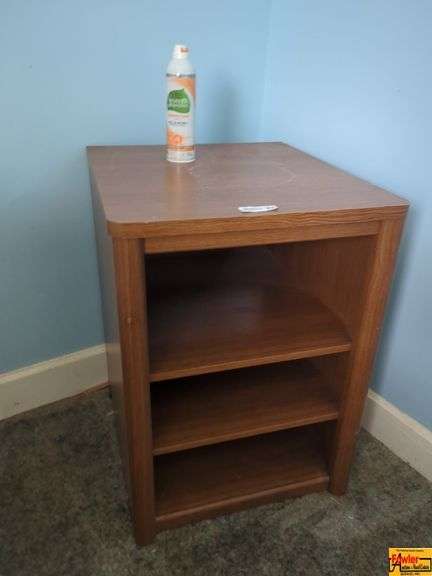 Small Wood Bookcase with Shelves image