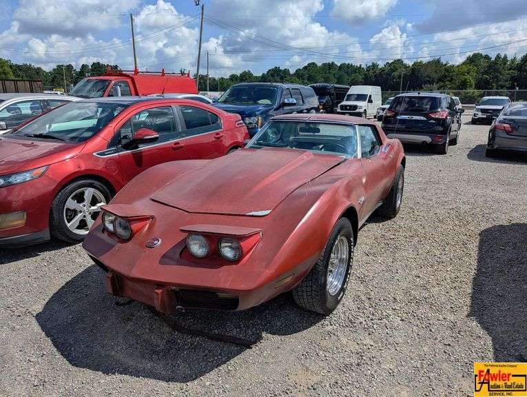 1976 Chevrolet Corvette Stingray; Showing 10,738 Miles; VIN 1Z37X6S408100. See video. image