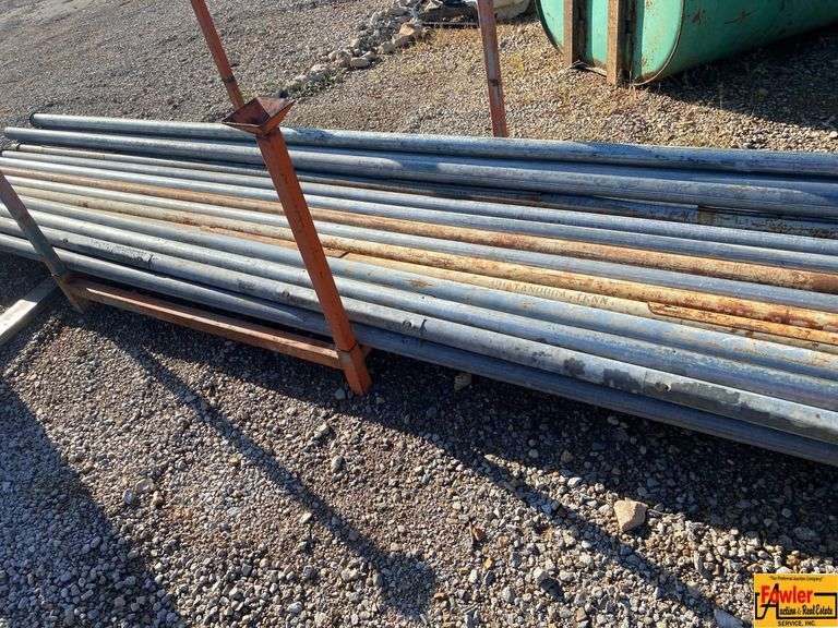 (20) 14'x3" Metal Poles (orange rack is not included) image