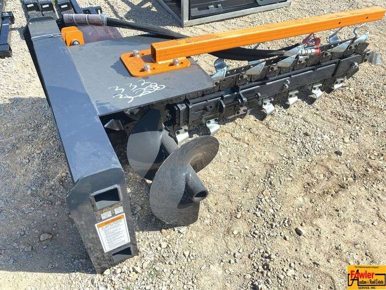 Wolverine Skid Steer Trencher, Model TCR-12-48H image