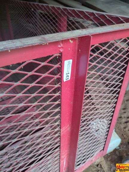 Red Metal Utility Trailer, Bill Of Sale Only image