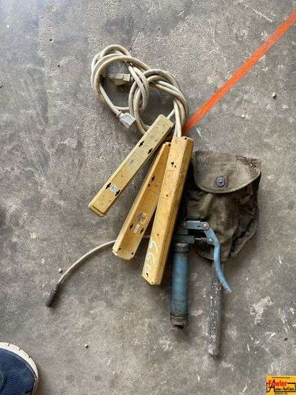 Military Shovel With Grease Gun & Power Strips image