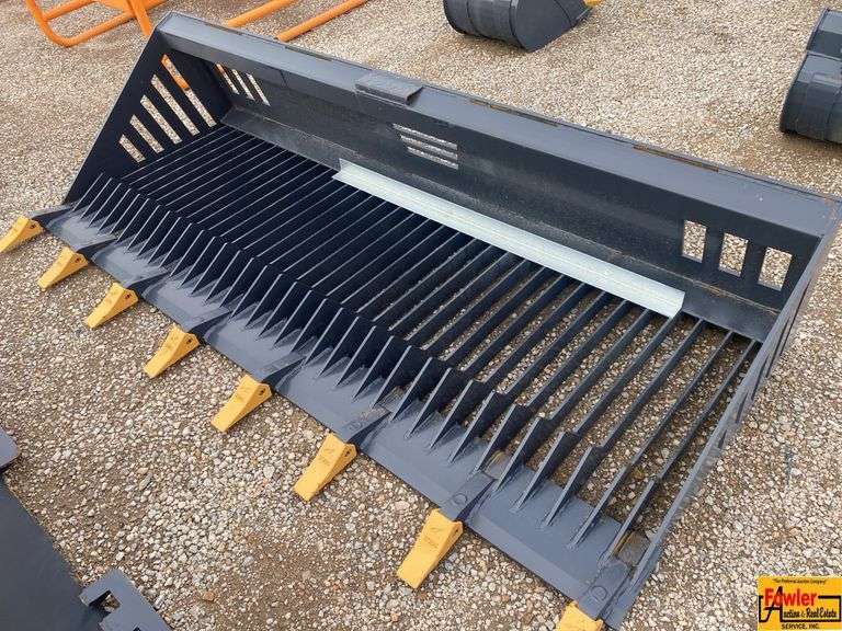 72" Skid Steer Rock Bucket