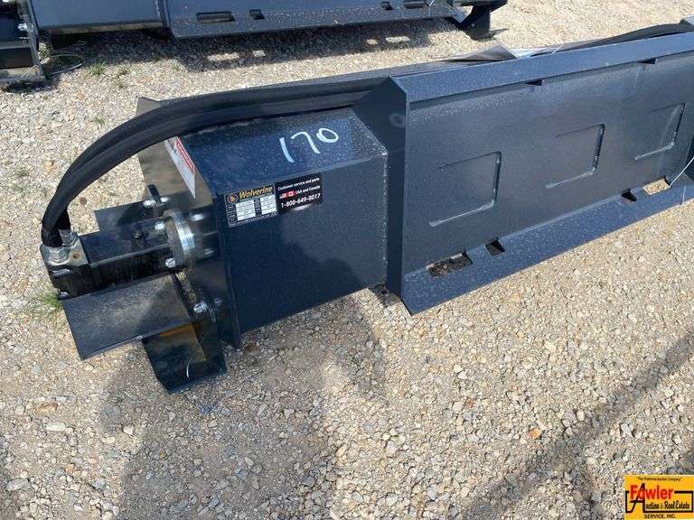 Wolverine 72" Skid Steer Tiller, Model TL-12-72W