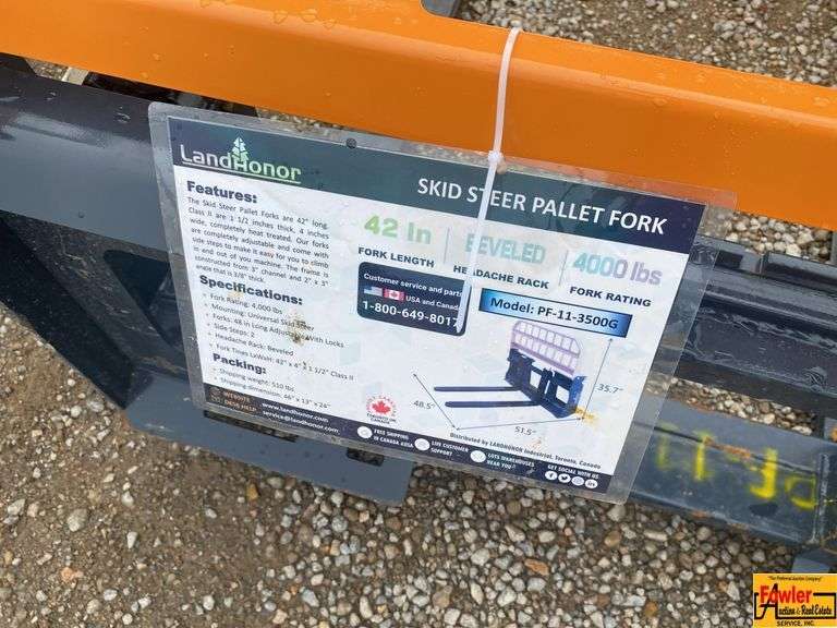 Land Honor 42"  Pallet Forks