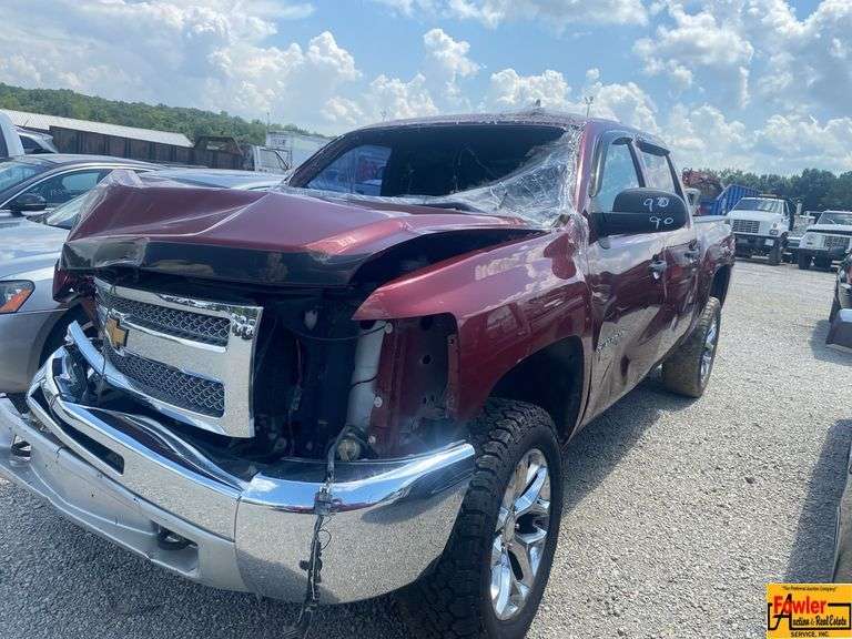 2013 CHEVROLET SILVERADO Z71 4X4 PICK UP VIN 3GCPKSE76DG280969 SALVAGE TITLE image
