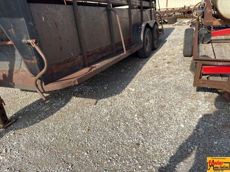 Gooseneck Cattle Trailer; Bill Of Sale Only
