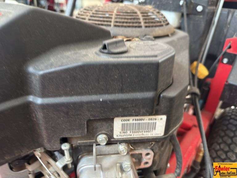 Gravely Pro-Stance 35" Stand-On Mower, 43 hrs; SN FS600VF59027.  See video.