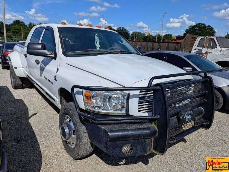 2006 Dodge Ram 3500 With Mega Cab, 4x4 Laramie, Turbo Diesel; 231,249 Miles; VIN 3D7MX49C46G277648.  See video.