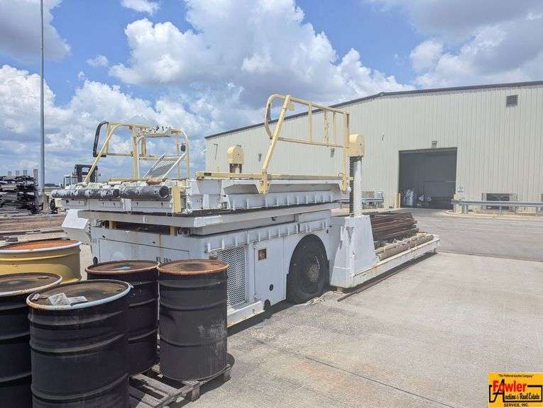 Aircraft Cargo Loader to be viewed & picked up at Huntsville's Airport Cargo Yard.  For more information, call Greg Bottom at (256) 777-4496.  Buyer is completely responsible for dismantling & moving. image