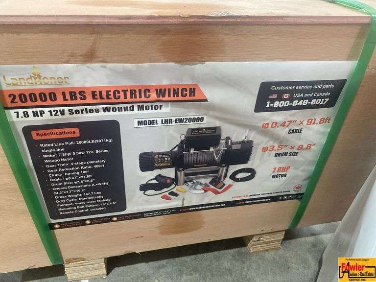 20,000 Lb. Electric Winch image