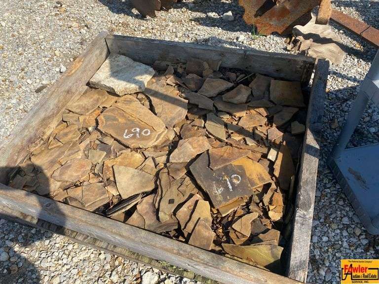 Pallet of Slate Rocks image