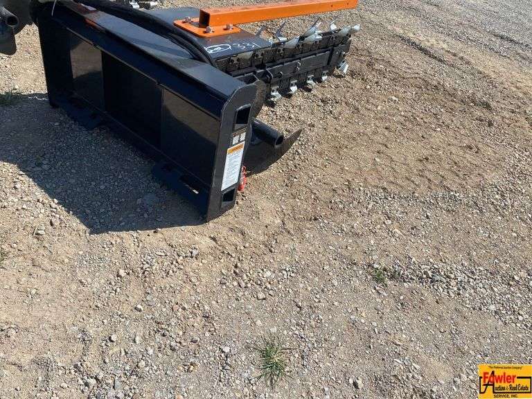 Wolverine Skid Steer Trencher, Model TCR-12-48H image