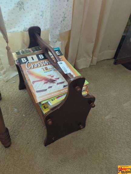 Wood Magazine Rack image