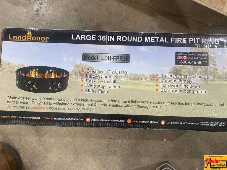 Large 36" Fire Pit Ring image