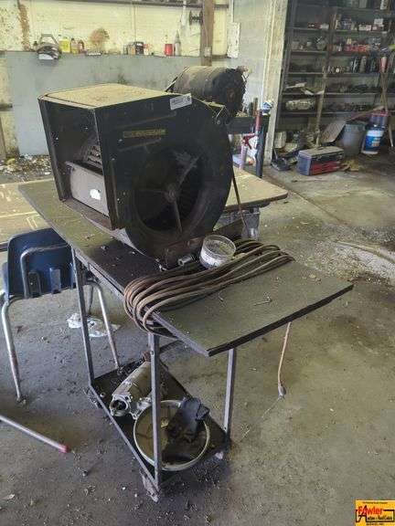Industrial Blower Fan on Rolling Cart