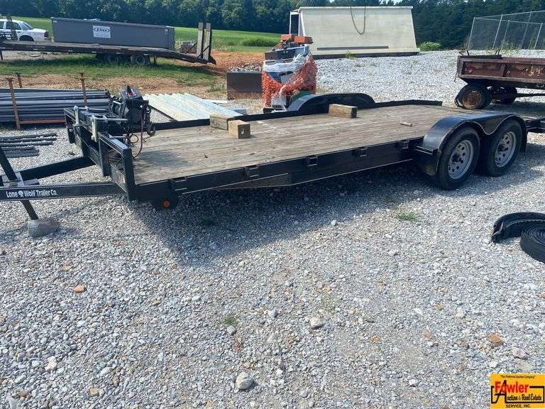 20' Lone Wolf Utility Trailer; VIN 09FS1821N1109057; Bill Of Sale Only image