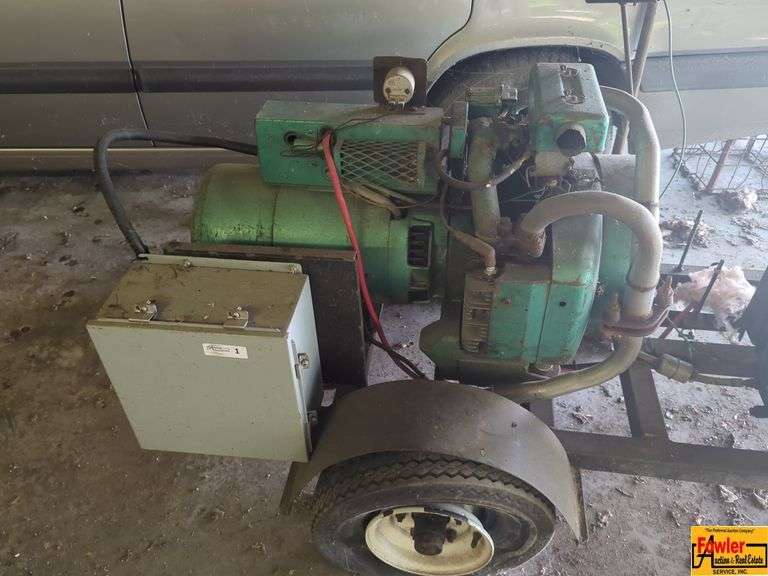 Onan 6000W Electric Generator on Trailer