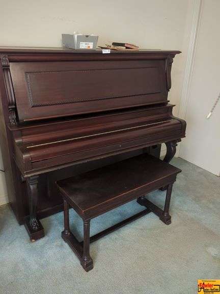 Hamilton Upright Grand Piano with Bench image