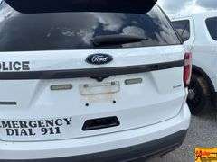 2016 Ford Explorer Police Interceptor; 141,664 Miles; VIN 1FM5K8AR2GGD16363 (021843).  IMPORTANT:  Only municipal purchasing agents may bid.  Please call our office at (256) 420-4454 to be approved.  See video.