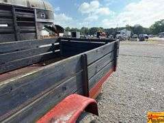 16' Car Trailer With Wood Sides From Tractor Supply, Red; Bill Of Sale Only