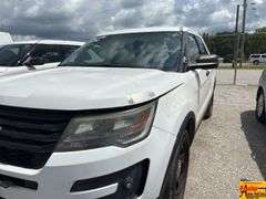 2016 Ford Explorer Police Interceptor; 151,292 Miles; VIN 1FM5K8AR0GGD16362 (021842).  See video.