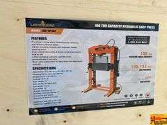 Land Honor 100-Ton Capacity Hydraulic Shop Press, Model LHR-SP100