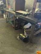 Industrial Work Bench with contents