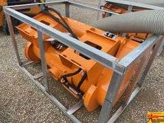 Skid Steer Double Discharge Concrete Mixer, Model DCM-11-250G