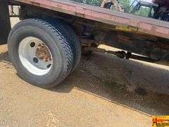 1996 GMC Topkick Sleeper Flat Bed Truck With Caterpillar Engine; 317,168 Miles; VIN 1GDJ7H1J0TJ512602.  See video.