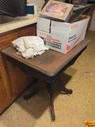 Console, Vintage Side Table, Vanity Table (missing drawers) & Miscellaneous