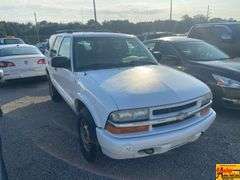 2002 Chevrolet Blazer; 183,194 Miles; VIN 1GNDT13W02K182747.  See video.