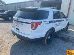 2017 Ford Explorer Police Interceptor; 135,785 Miles; VIN 1FM5K8AR2HGD92733 (021911)  IMPORTANT.  Only municipal purchasing agents may bid.  Please call our office at (256) 420-4454 to be approved.  See video.