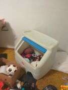 Chest Of Drawers, Entertainmetn Center, (3) Televisions, Bookshelf, Toybox & More