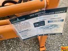 Land Honor Skid Steer Hay Accumulator Grapple, Model HAG-12-24Q; 8-10 Bale Capacity