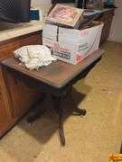 Console, Vintage Side Table, Vanity Table (missing drawers) & Miscellaneous