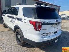 2017 Ford Explorer Police Interceptor; 135,785 Miles; VIN 1FM5K8AR2HGD92733 (021911)  IMPORTANT.  Only municipal purchasing agents may bid.  Please call our office at (256) 420-4454 to be approved.  See video.