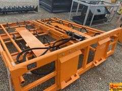 Land Honor Skid Steer Hay Accumulator Grapple, Model HAG-12-24Q; 8-10 Bale Capacity