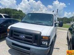2012 Ford E-250 Econoline Van; 214,787 Miles; VIN 1FTNE2EW9CDB01843.  See video.