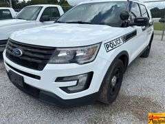2018 Ford Explorer Police Interceptor; 128,604 Miles; VIN 1FM5K8AR4JGB20223 (021973).  IMPORTANT:  Only municipal purchasing agents may bid.  Please call our office at (256) 420-4454 to be approved.  See video.