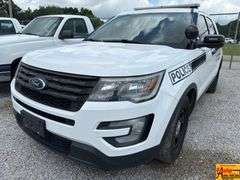 2018 Ford Explorer Police Interceptor; 128,604 Miles; VIN 1FM5K8AR4JGB20223 (021973).  IMPORTANT:  Only municipal purchasing agents may bid.  Please call our office at (256) 420-4454 to be approved.  See video.