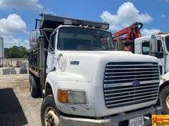 1995 Ford L9000 Dump Truck; 53,692 Miles; VIN 1FDZY82E7SVA07231.  See video.