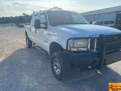 2002 Ford F-250 4WD, 7.3 diesel, 230,367 Miles; VIN 1FTNW21F42EB51416; See video.