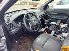 2016 Ford Explorer Police Interceptor; 128,632 Miles; VIN 1FM5K8AR9GGA86563 (021802).  See video.