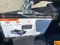 Wolverine Skid Steer Grapple Bucket, Model GB-11-72W