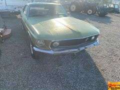 1969 Ford Hardtop Grande Mustang; 06,411 Miles Showing; VIN 9F01L190407; Bill Of Sale Only.  See video.